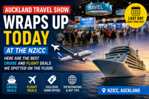 Travel show with cruise and flight deals