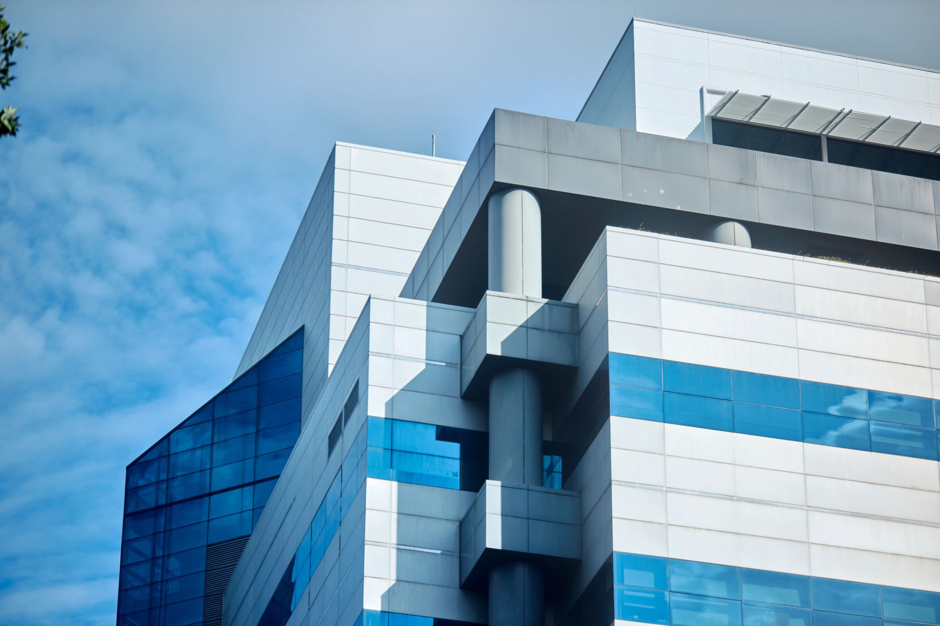 Modern office buildings in Auckland central business district representing the NZ financial and insurance market